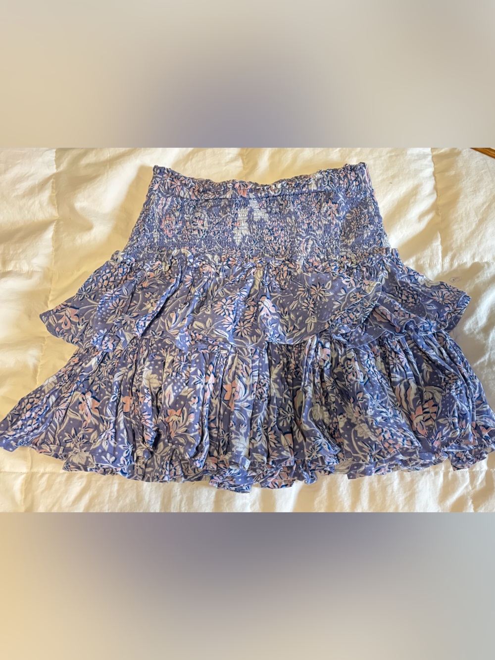 Sundry Wild Floral Ruffle Skirt Size 0 - Picture 1 of 3